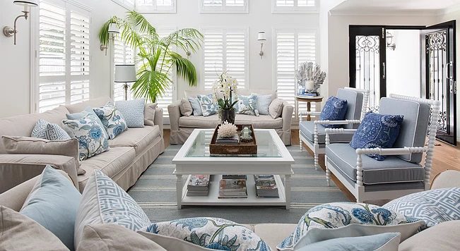 Hamptons living room