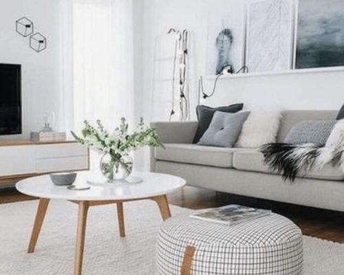 Scandinavian living room design for small home