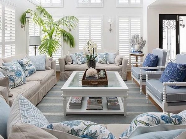 Hamptons living room